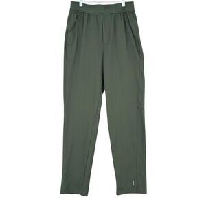 Balance Collection Mens Athletic Pants Size S Green Joggers Zip Pockets